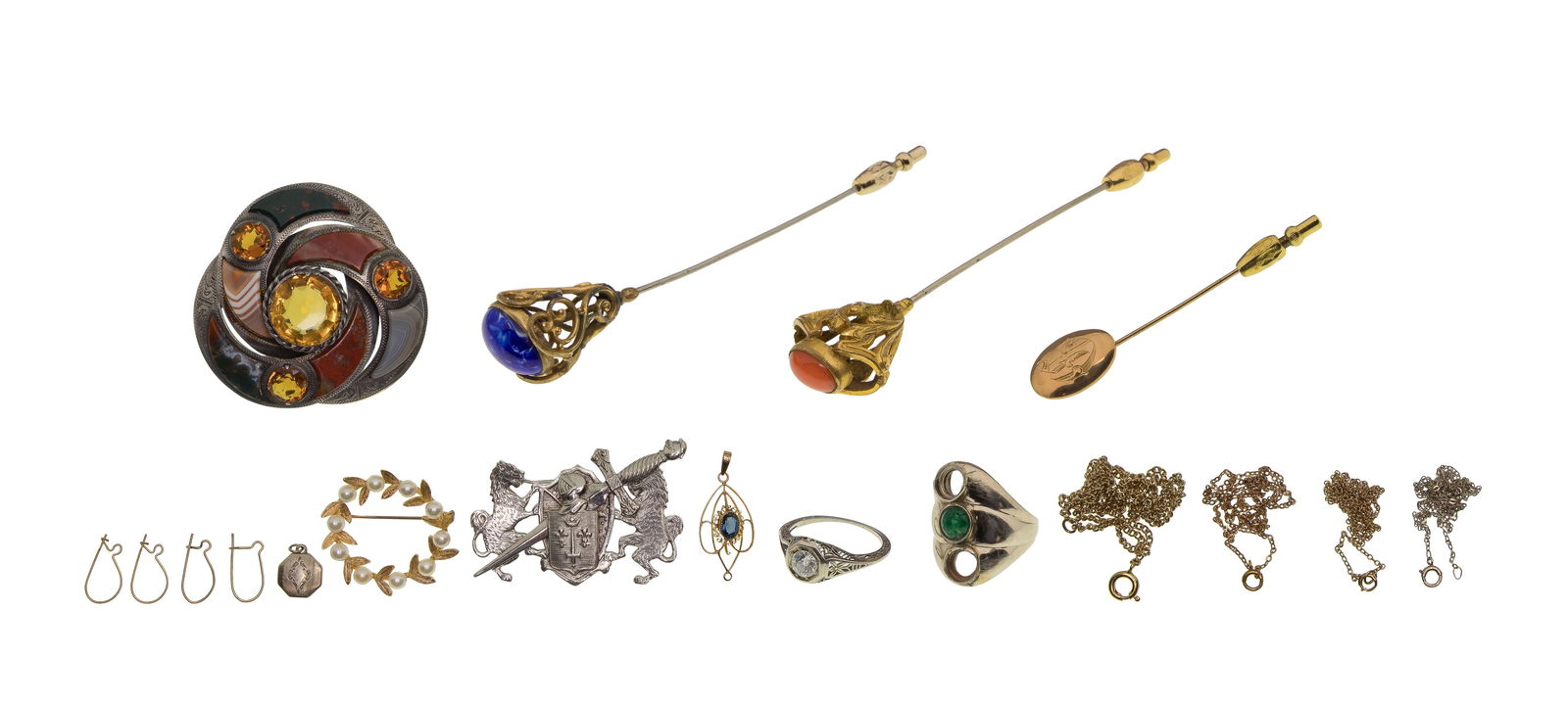 Gold, Silver and Costume Jewelry Assortment (1 of 1)