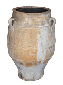 Mediterranean Pithari Pottery Storage Vessel