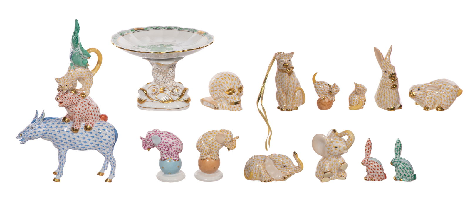 Herend Porcelain Animal Figurines (1 of 1)