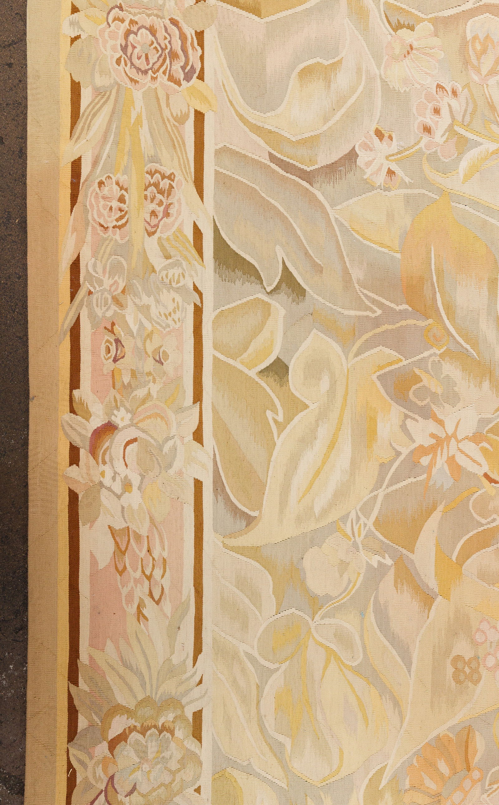 Aubusson Needlepoint Wool Rug - 2