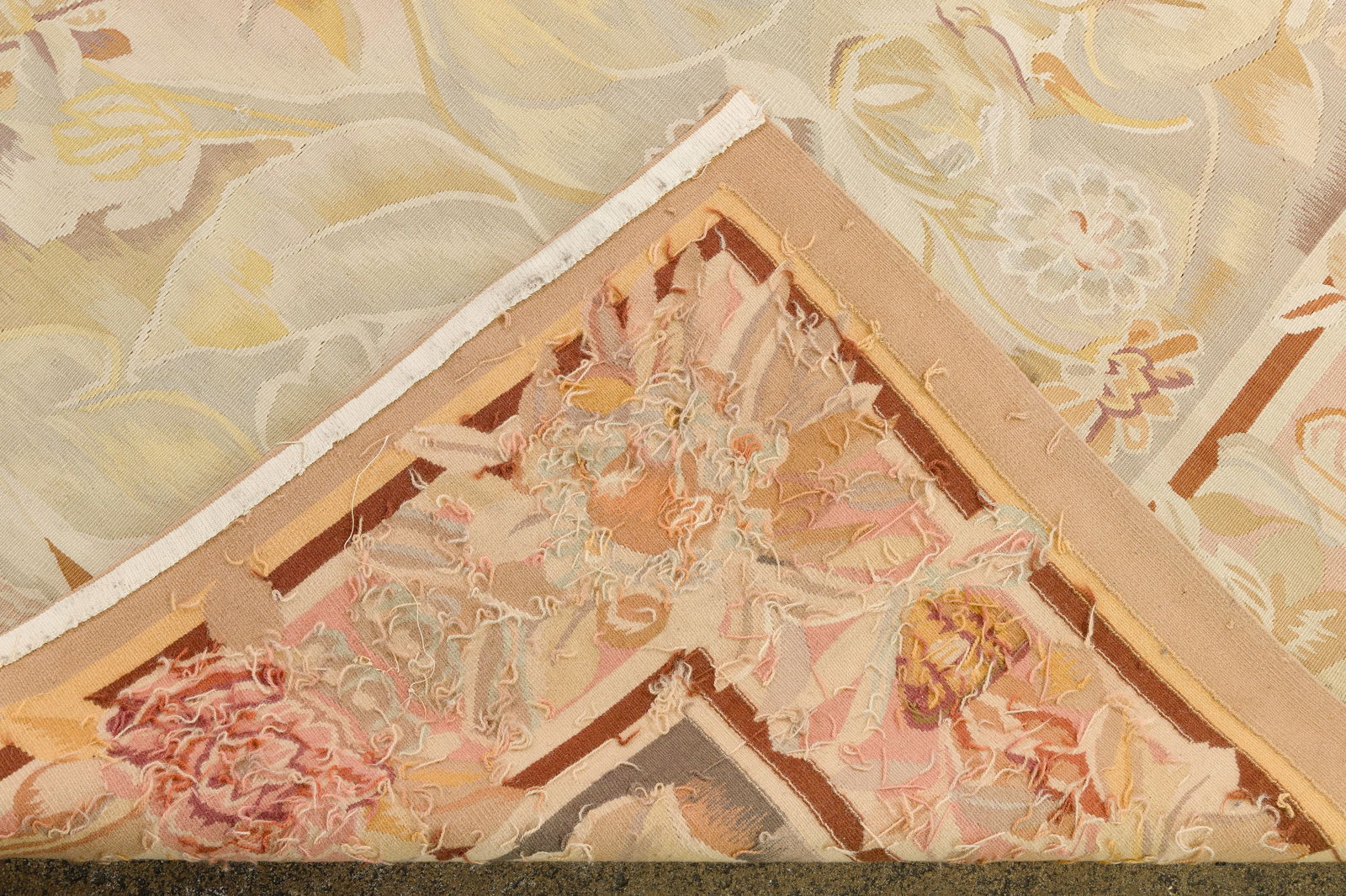 Aubusson Needlepoint Wool Rug - 5