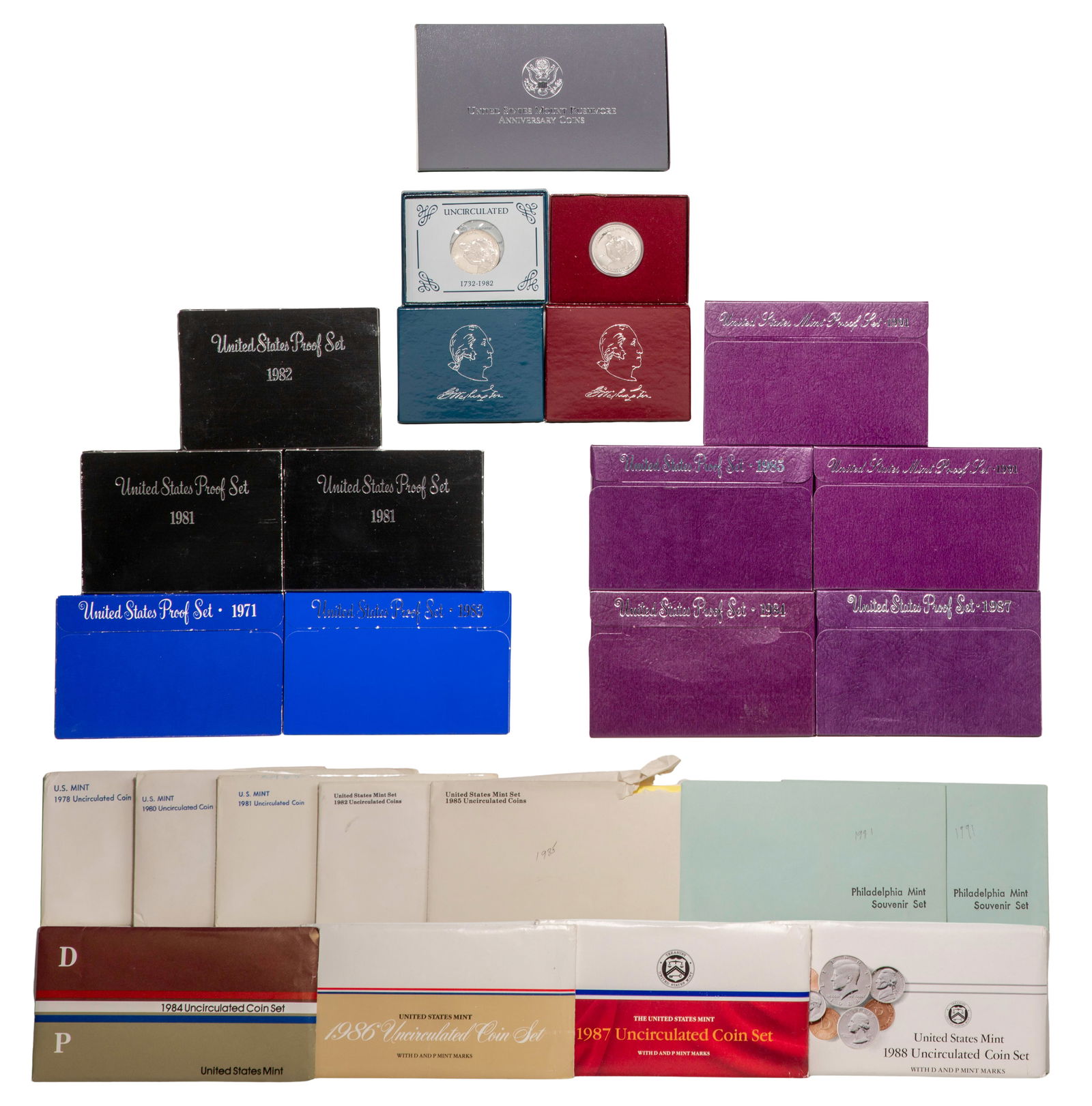 US Proof and Mint Set Assortment (1 of 1)