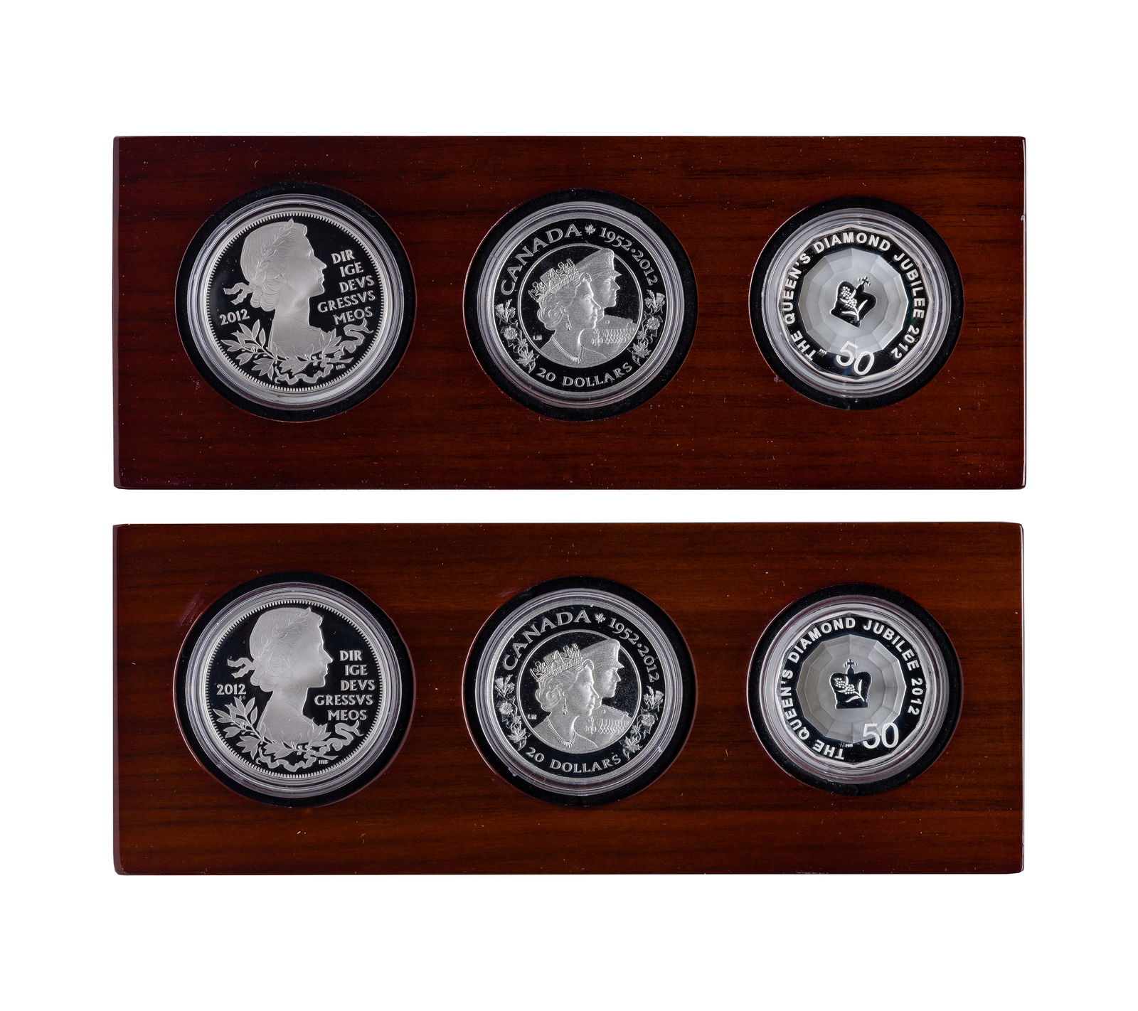 Britain: 2012 The Queen's Diamond Jubilee Royal .999 Fine Silver Sets (1 of 3)