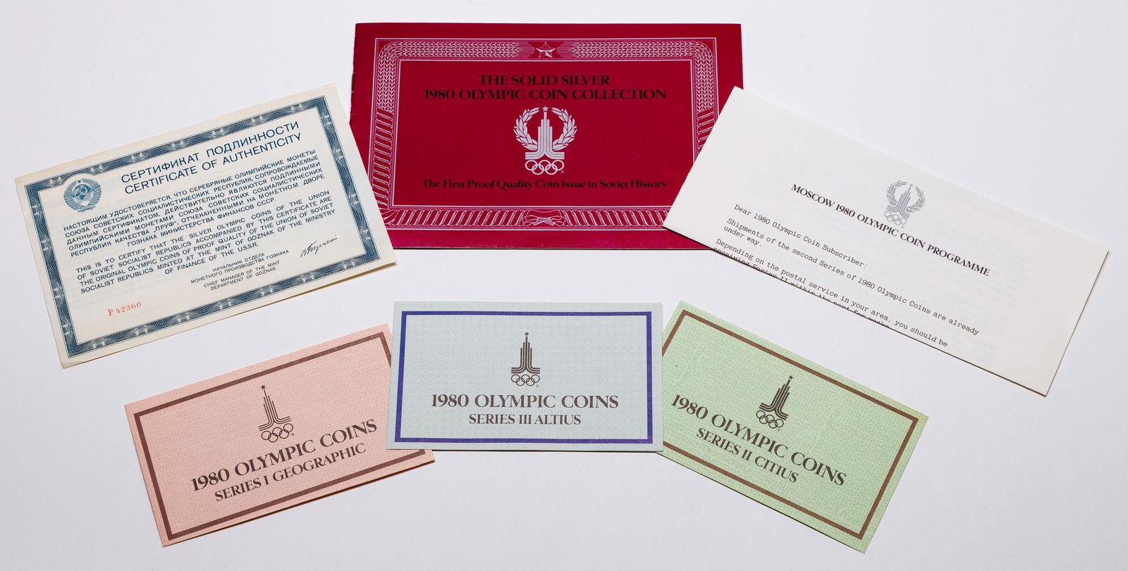 Olympic Silver Coin Sets - 3