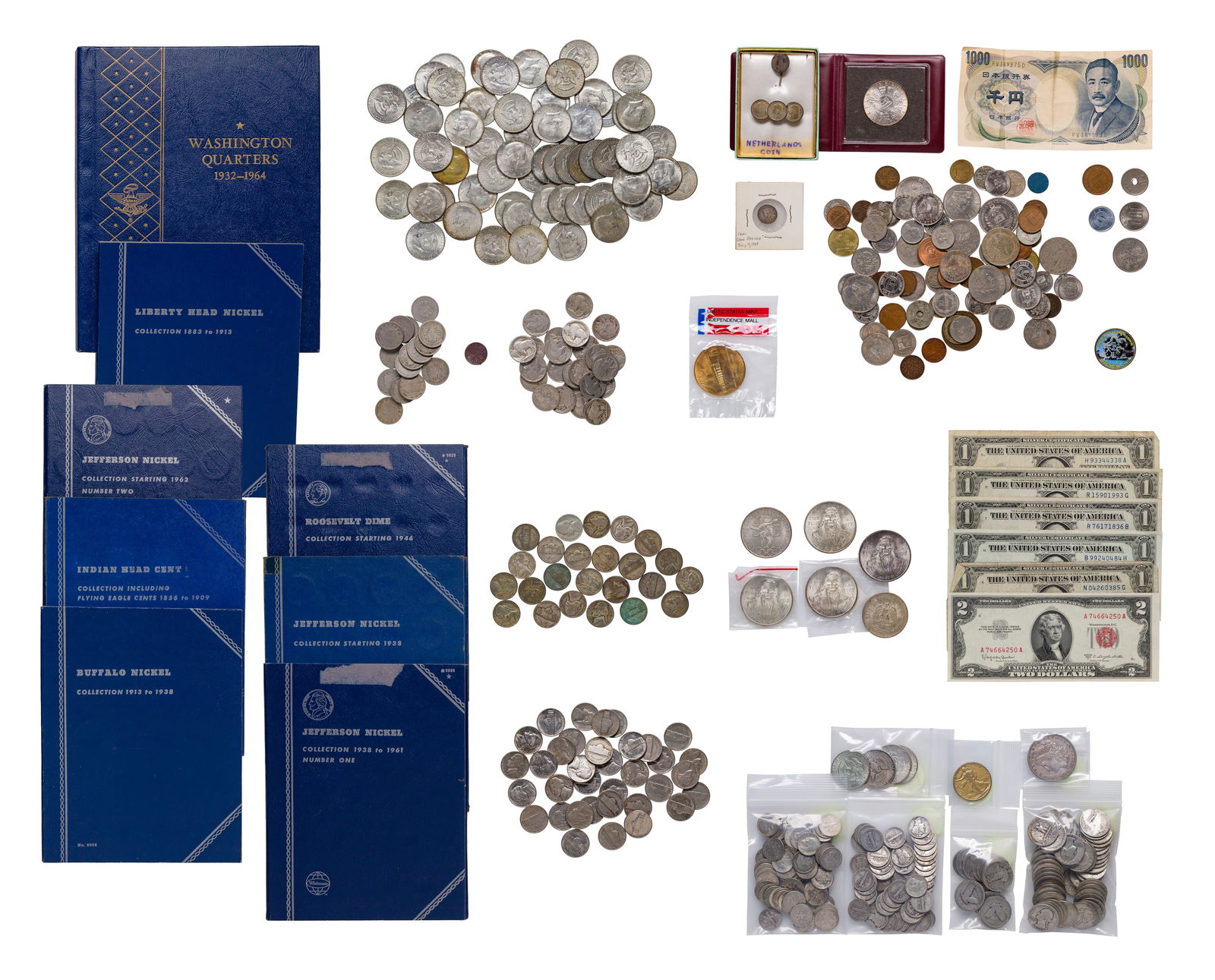 US and World Coin and Currency Assortment (1 of 1)