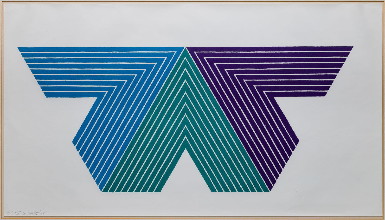 Frank Stella (American, 1936-2024) 'Black Adder' Serigraph (1 of 4)