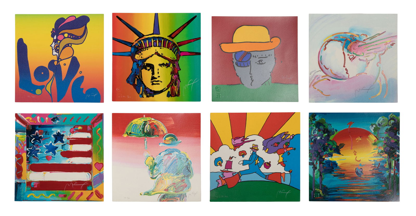 Peter Max (American, b.1937) Serigraphs on Paperboard (1 of 2)
