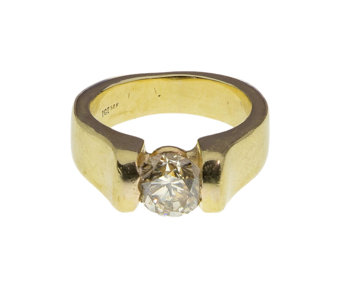 14k Yellow Gold and Diamond Ring (1 of 3)