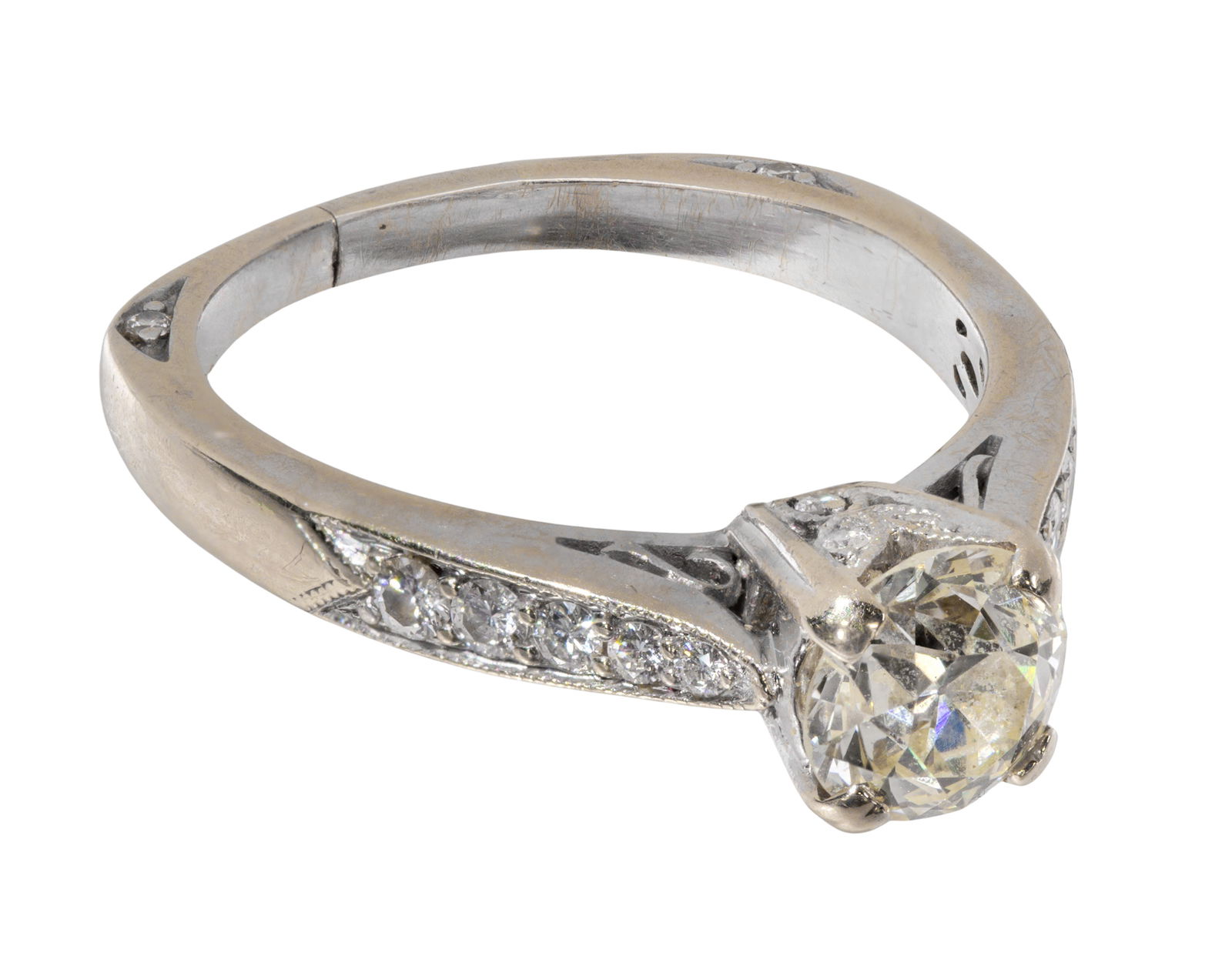 18k White Gold and Diamond Ring (1 of 3)