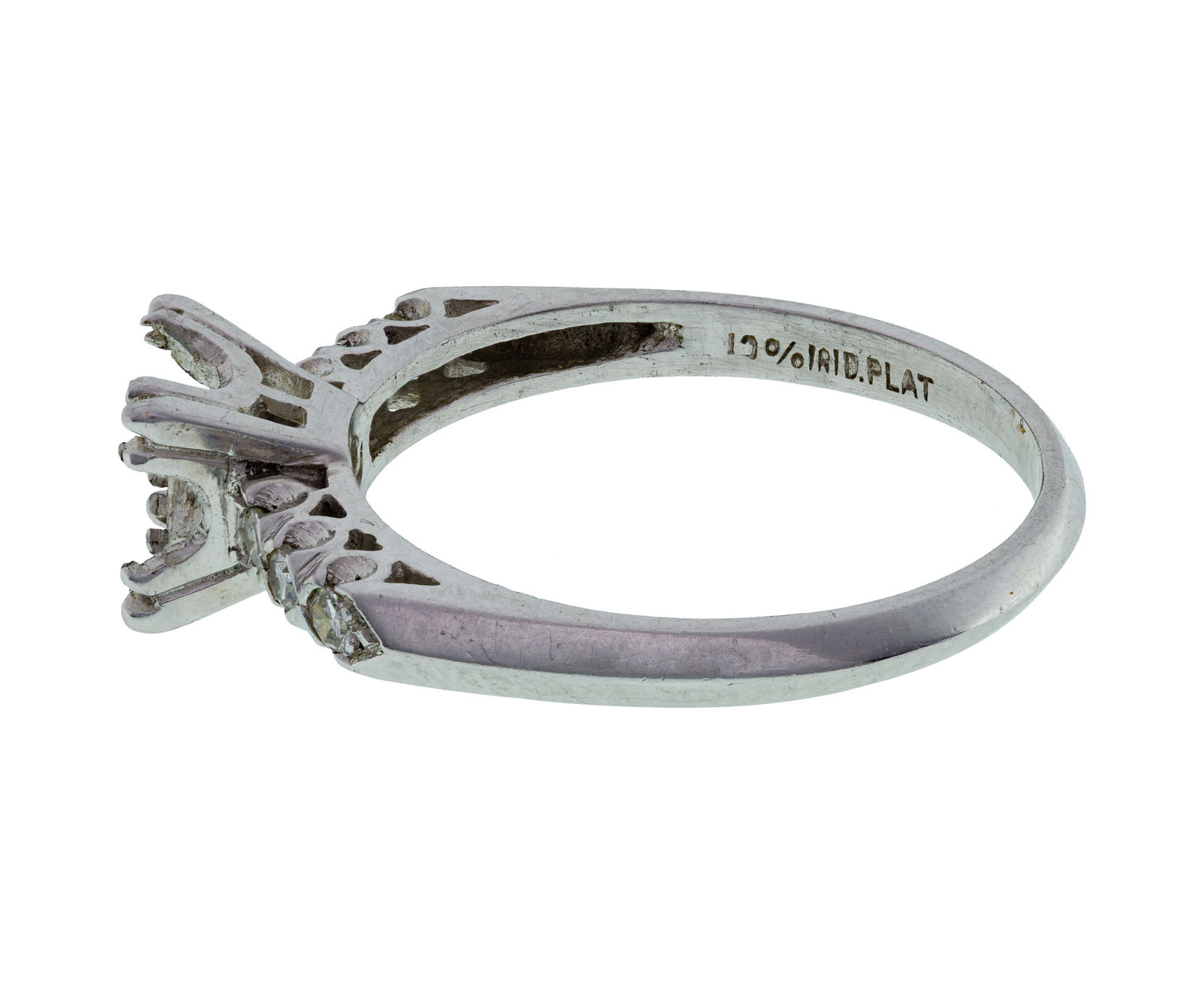 Platinum and Diamond Ring Setting - 2