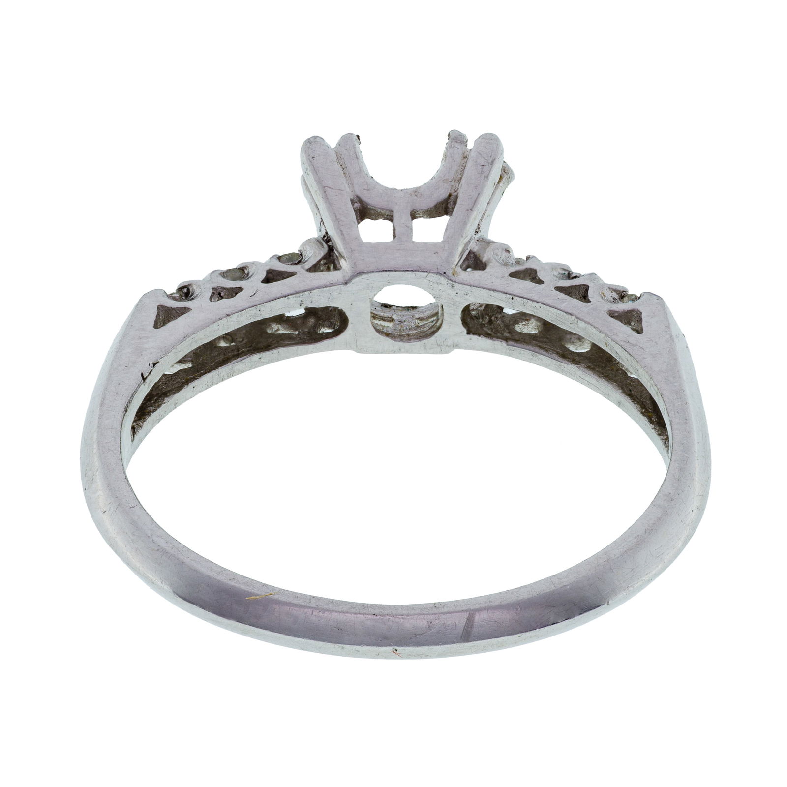Platinum and Diamond Ring Setting - 3