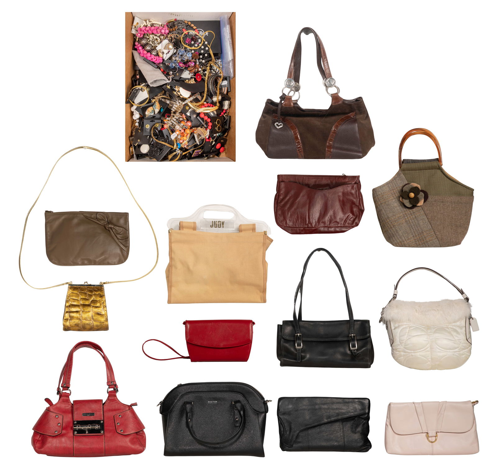 Costume Jewelry and Handbag Assortment (1 of 1)