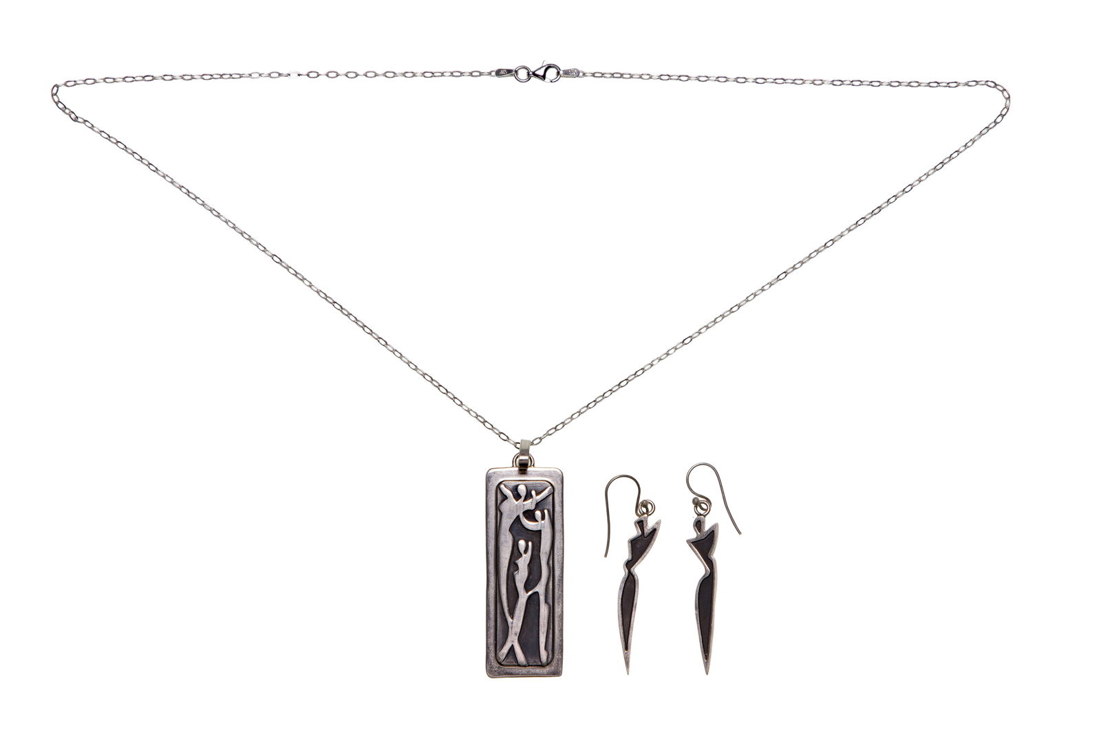 Alfred Gockel (German, b.1952) Sterling Silver Jewelry Suite (1 of 2)