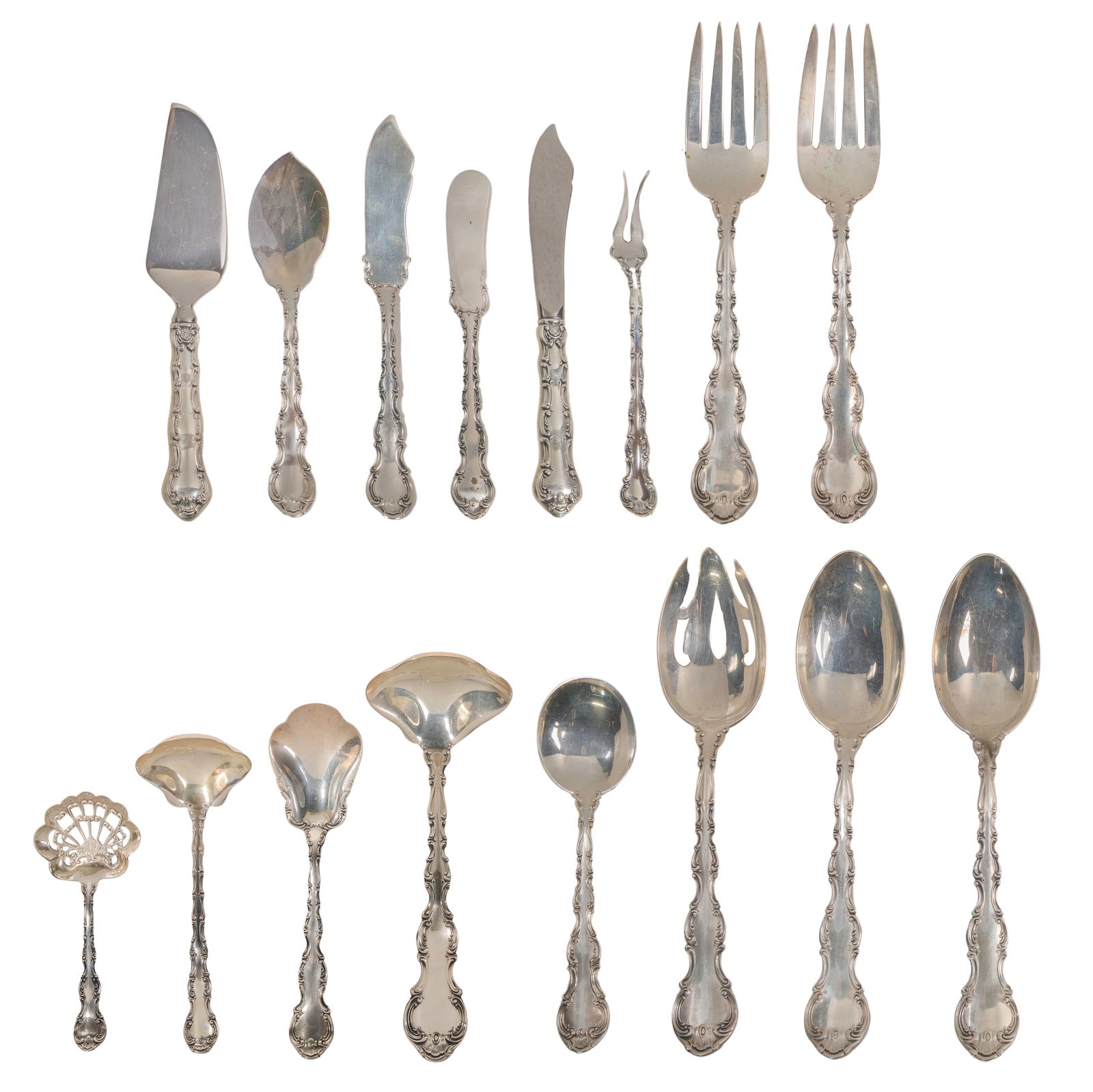 Gorham Strasbourg Sterling Silver Flatware Service - 2