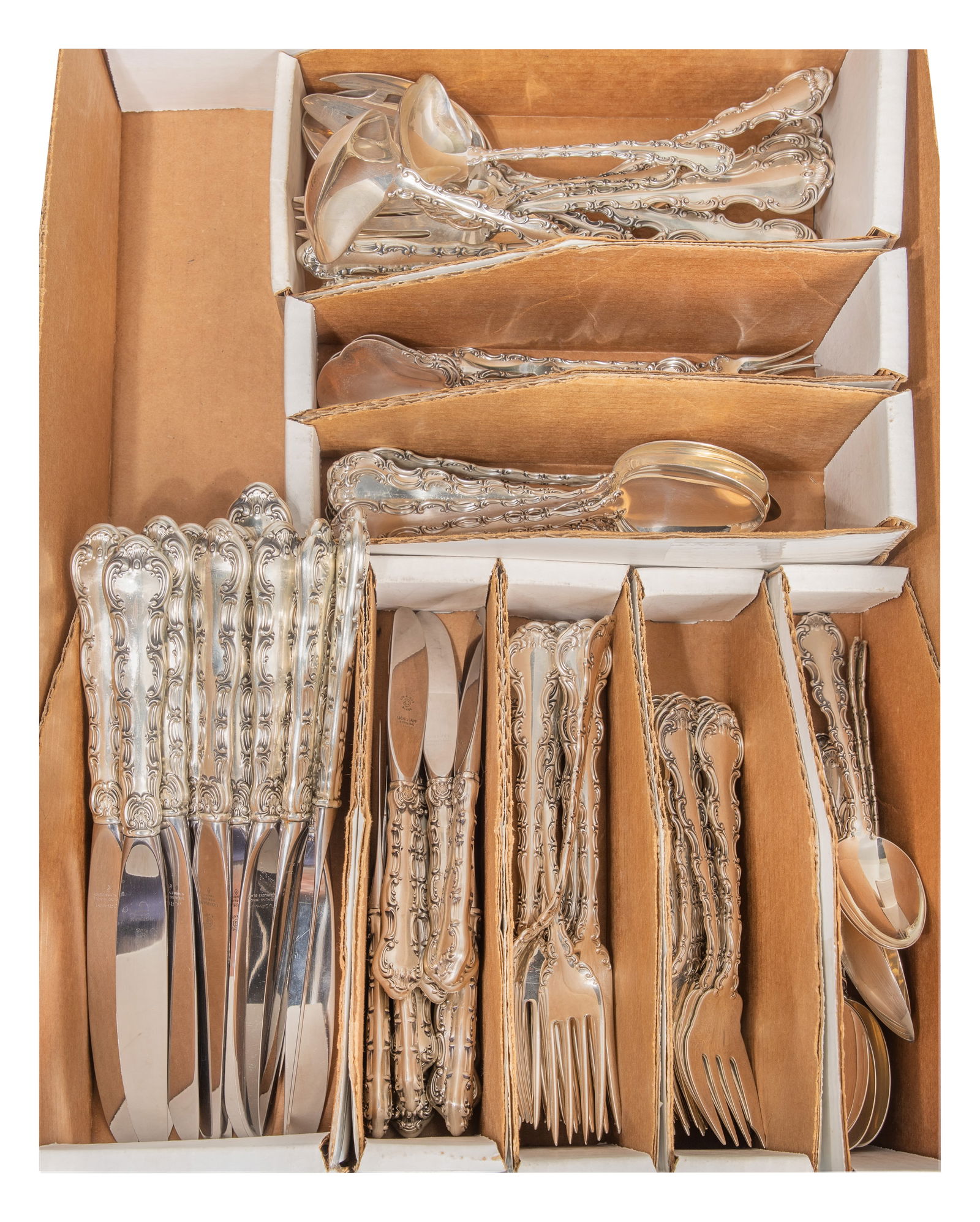 Gorham Strasbourg Sterling Silver Flatware Service - 3