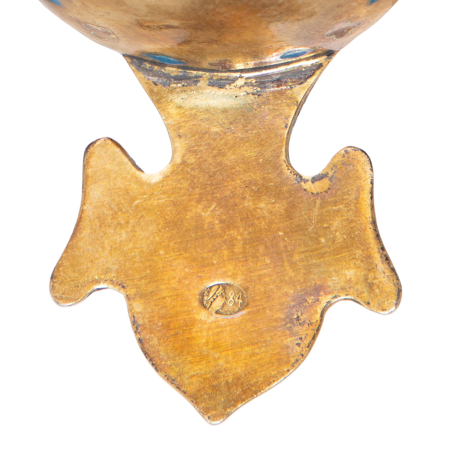 Russian Silver and Enamel Kovsh - 4