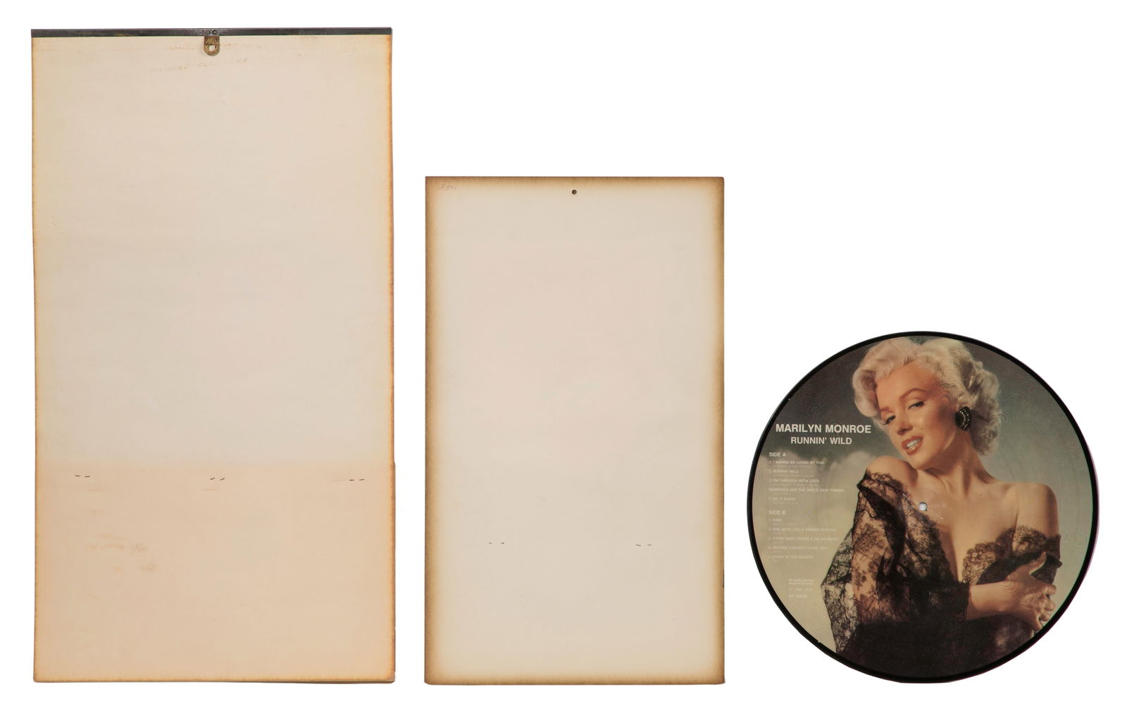 Marilyn Monroe Calendars and Record - 2