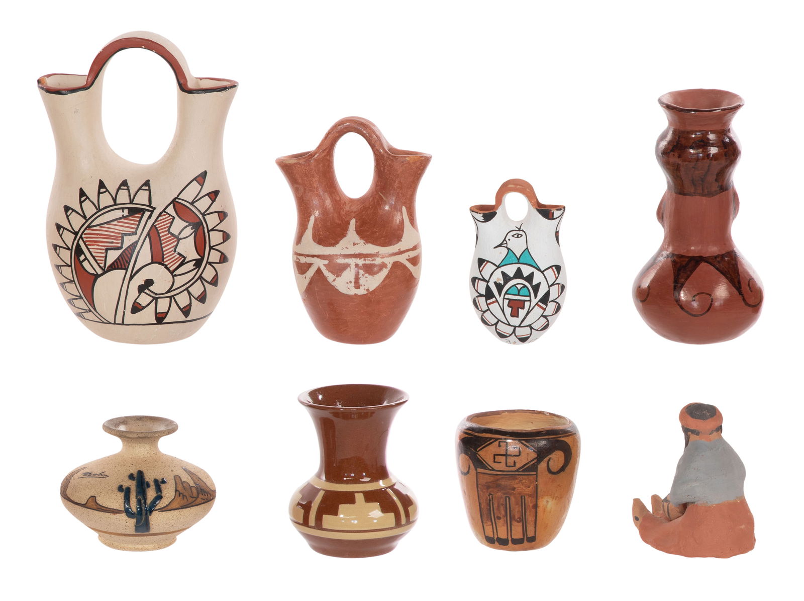 Native American Pottery Assortment - 2
