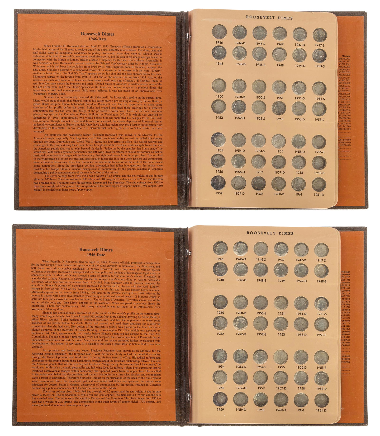 Roosevelt 10c Assortment - 2