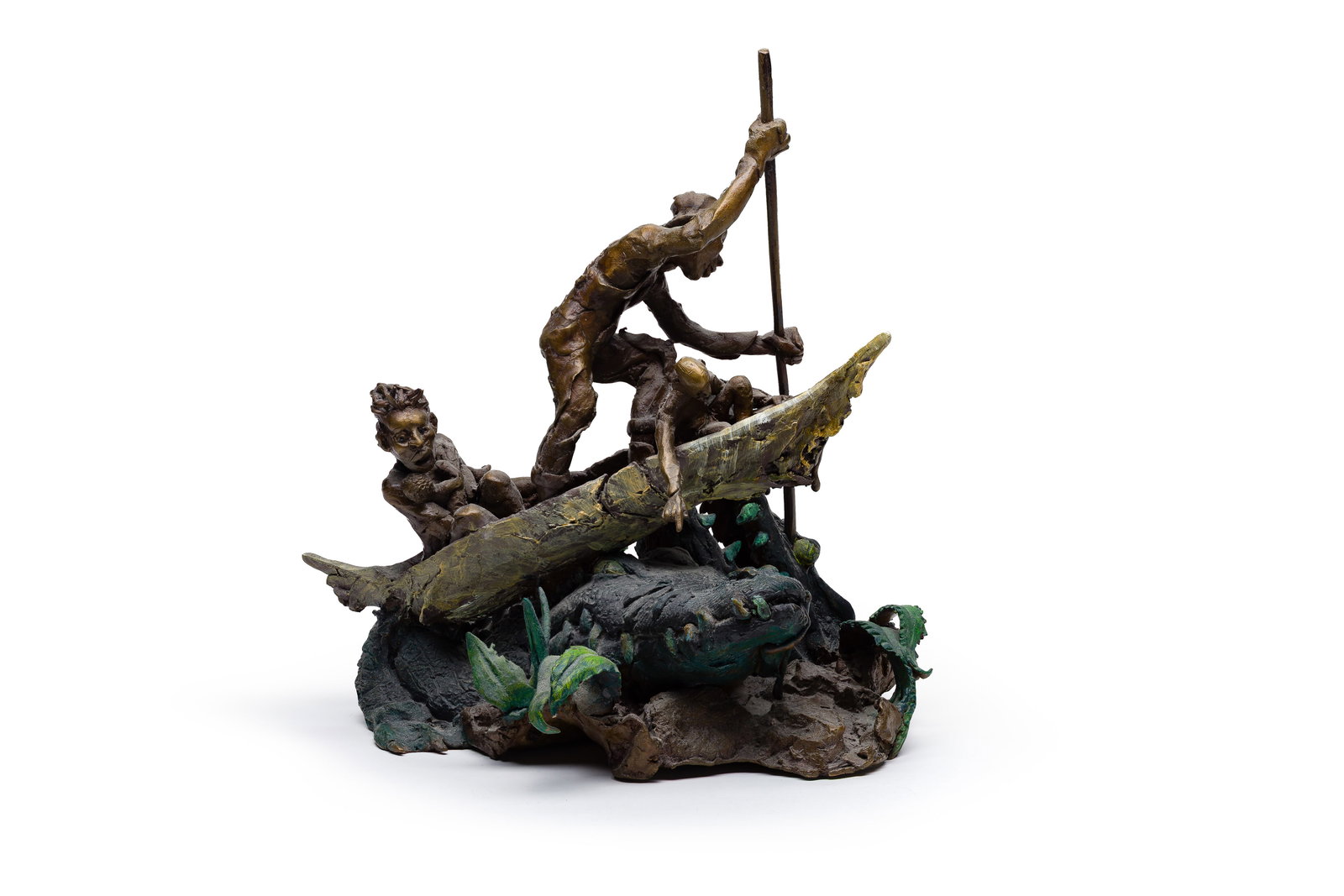 Preston Eugene Jackson (American, b.1944) Cold Painted Bronze Sculpture (1 of 5)