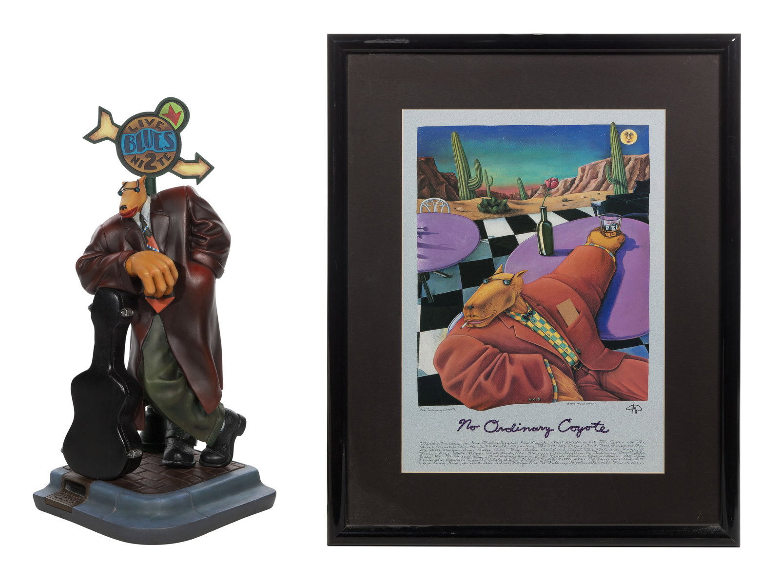 Markus Pierson (American, b.1961) Sculpture and Lithograph (1 of 3)