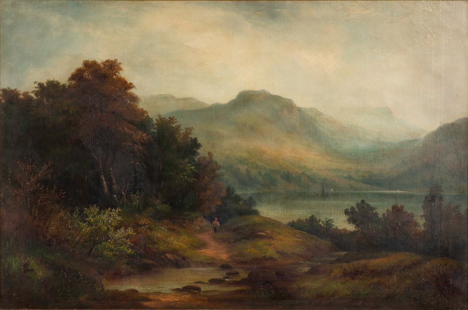 Horatio McCulloch (Scottish, 1805-1867) Oil on Canvas (1 of 3)