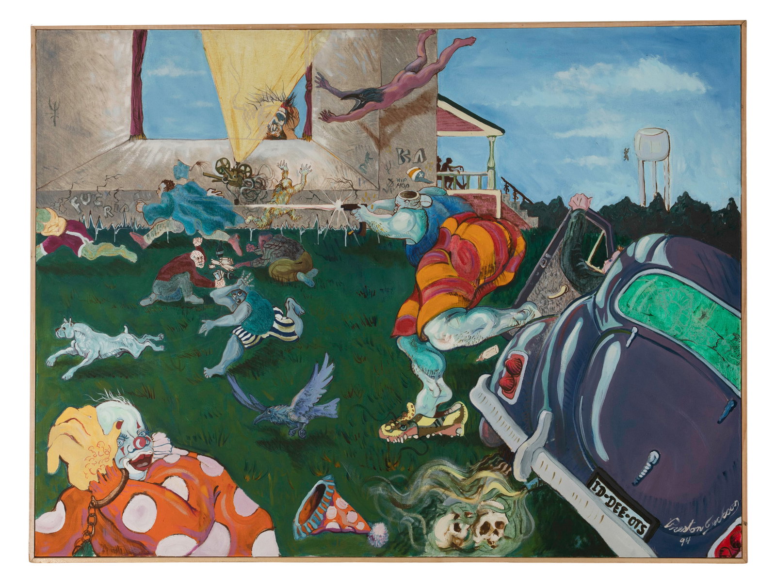 Preston Jackson (American, 1921-2018) Acrylic on Canvas (1 of 2)