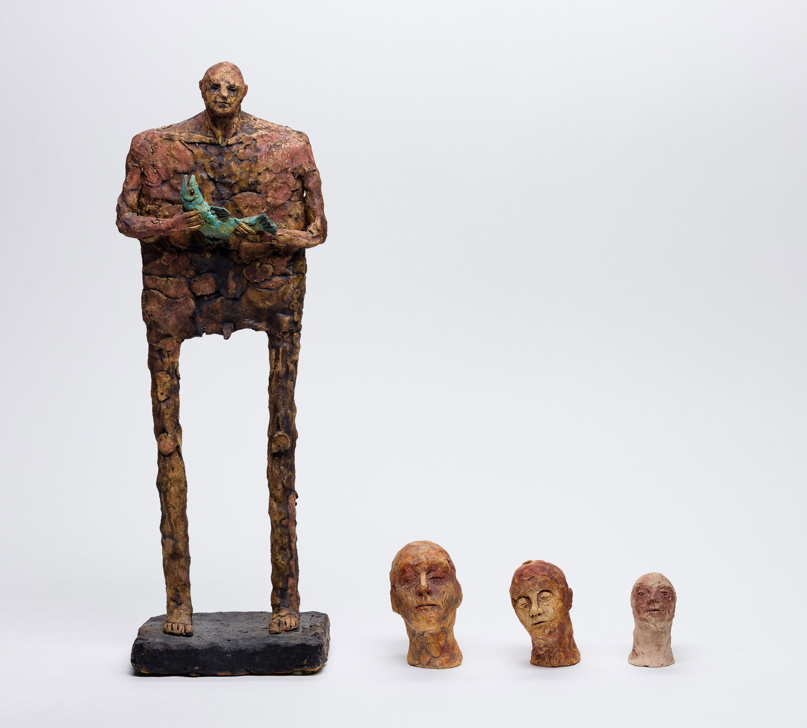 Attributed to Marlene Miller (American, b.1934) Ceramic Sculpture Assortment (1 of 3)