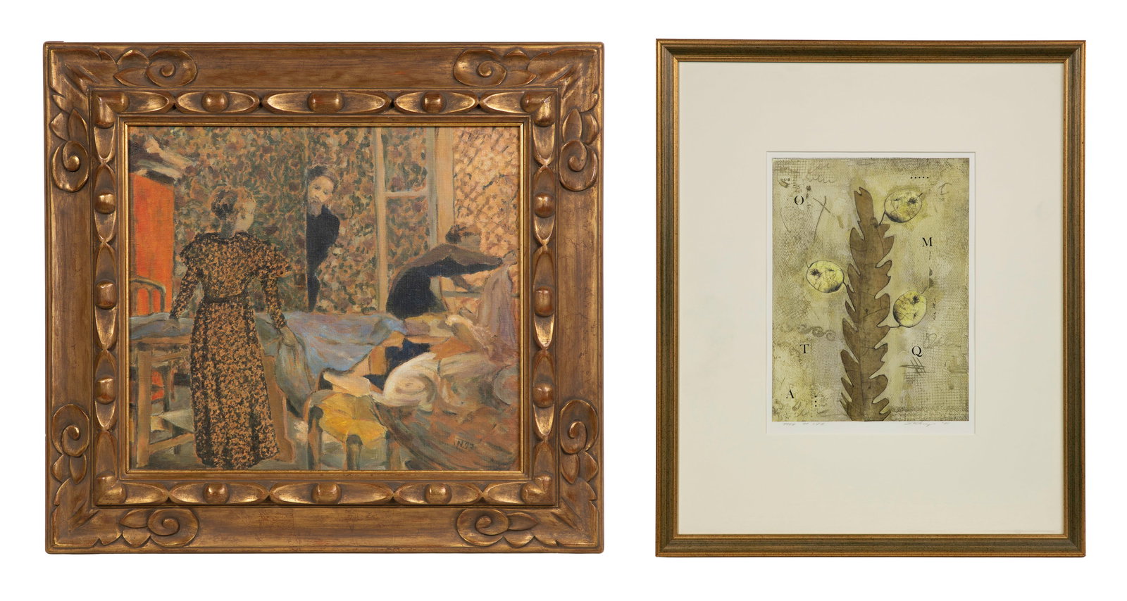 Unknown Artist (Continental School, 20th Century) Oil on Canvas (1 of 6)