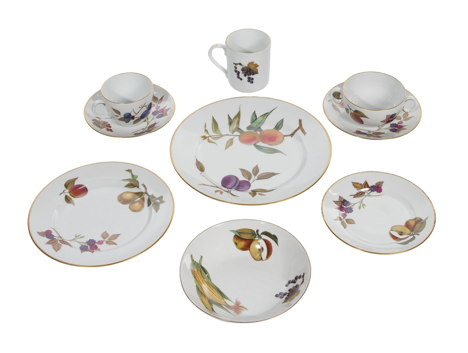 Royal Worcester Evesham China Service (1 of 1)