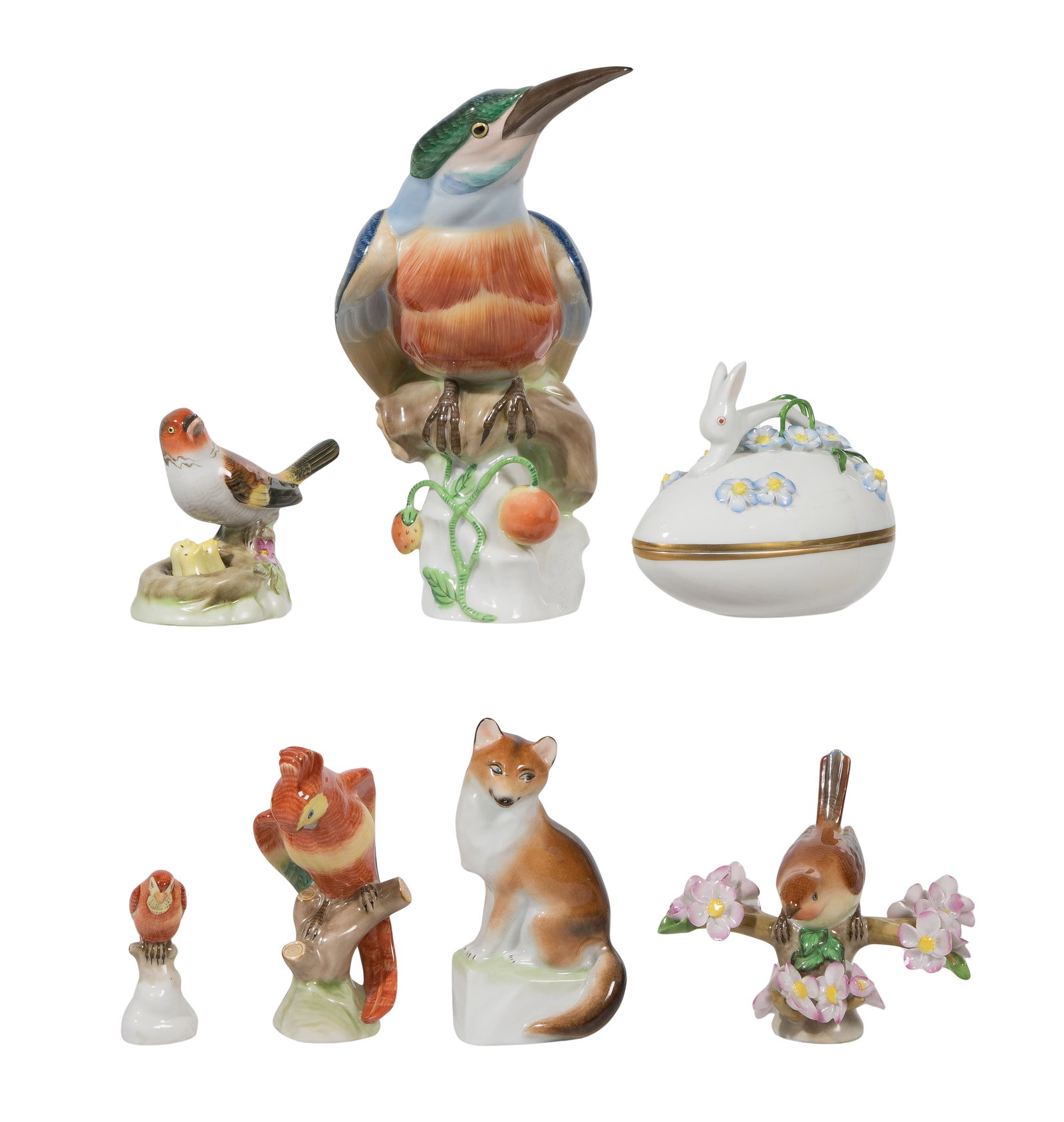 Herend Porcelain Figurine Assortment (1 of 2)