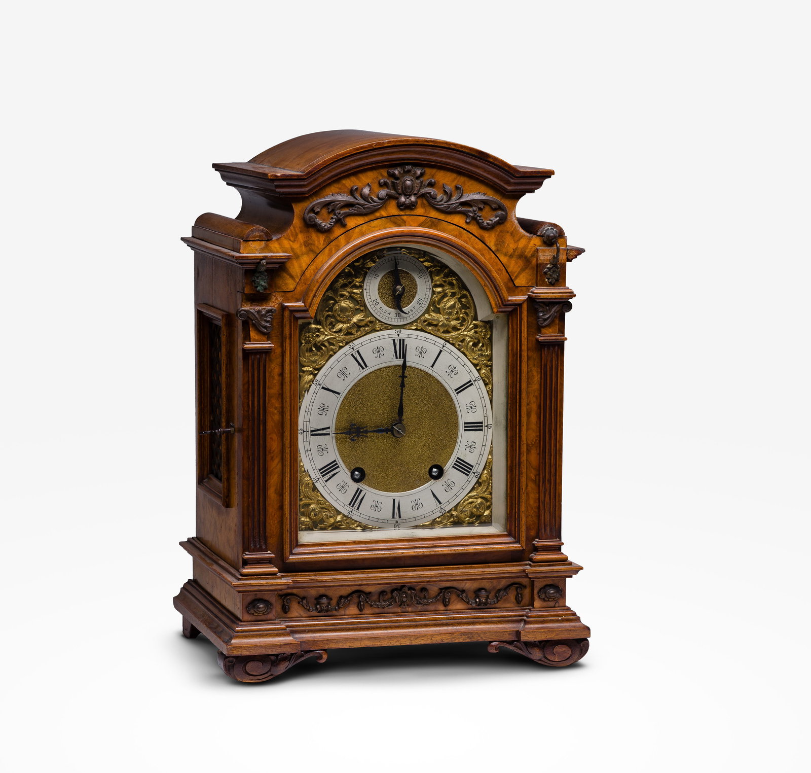 Lenzkirch Walnut Mantel Clock (1 of 4)
