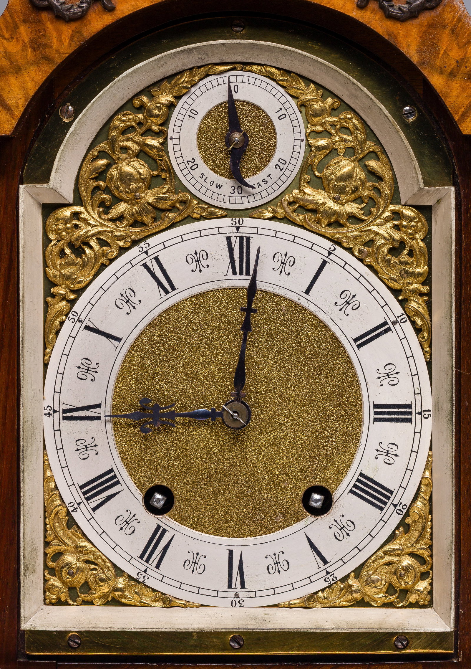 Lenzkirch Walnut Mantel Clock - 3