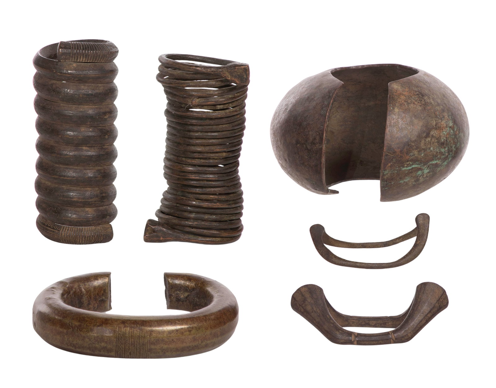 West African Copper Alloy Currency Object Assortment (1 of 1)