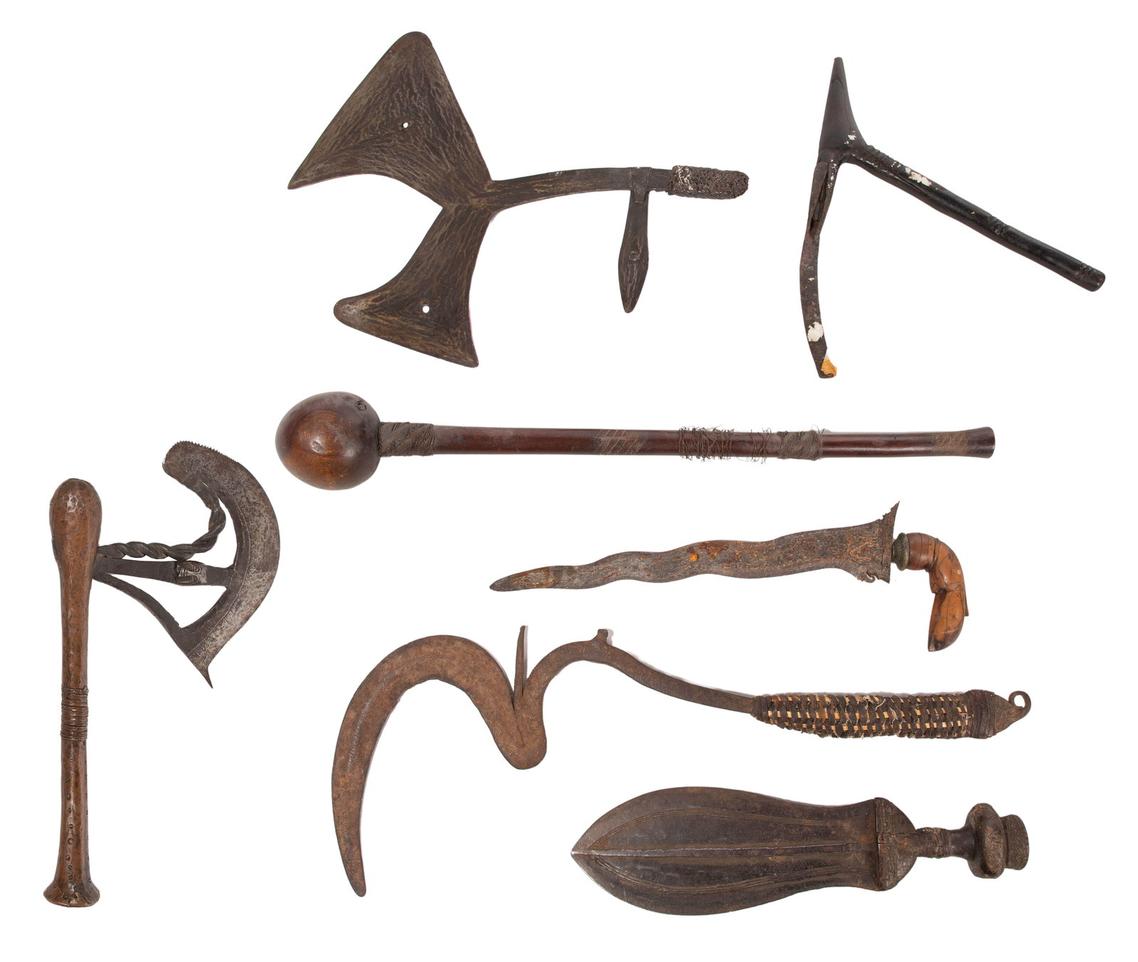 African Weapon and Tool Assortment (1 of 1)