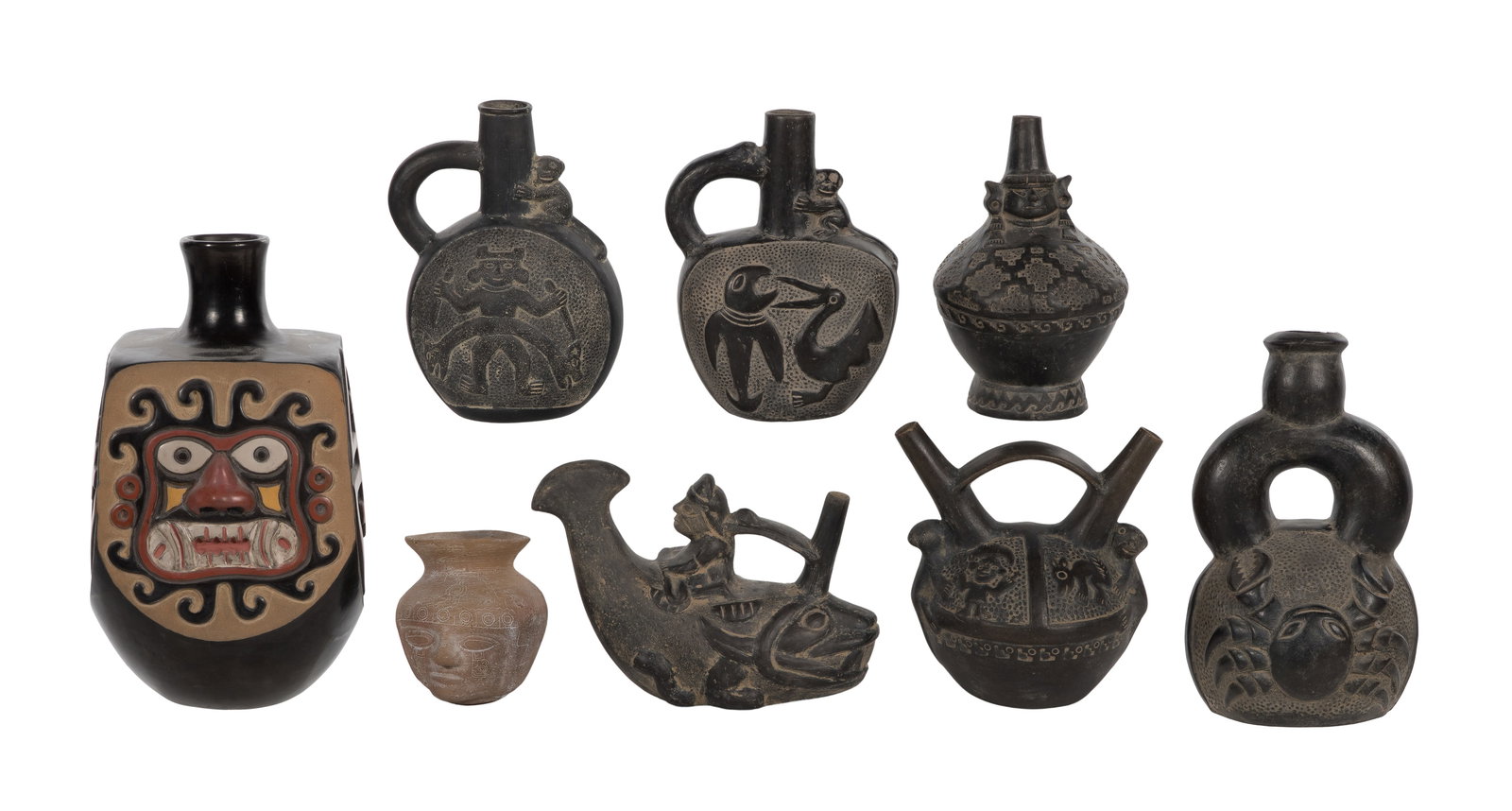Peruvian Inca Style Pottery Assortment (1 of 1)