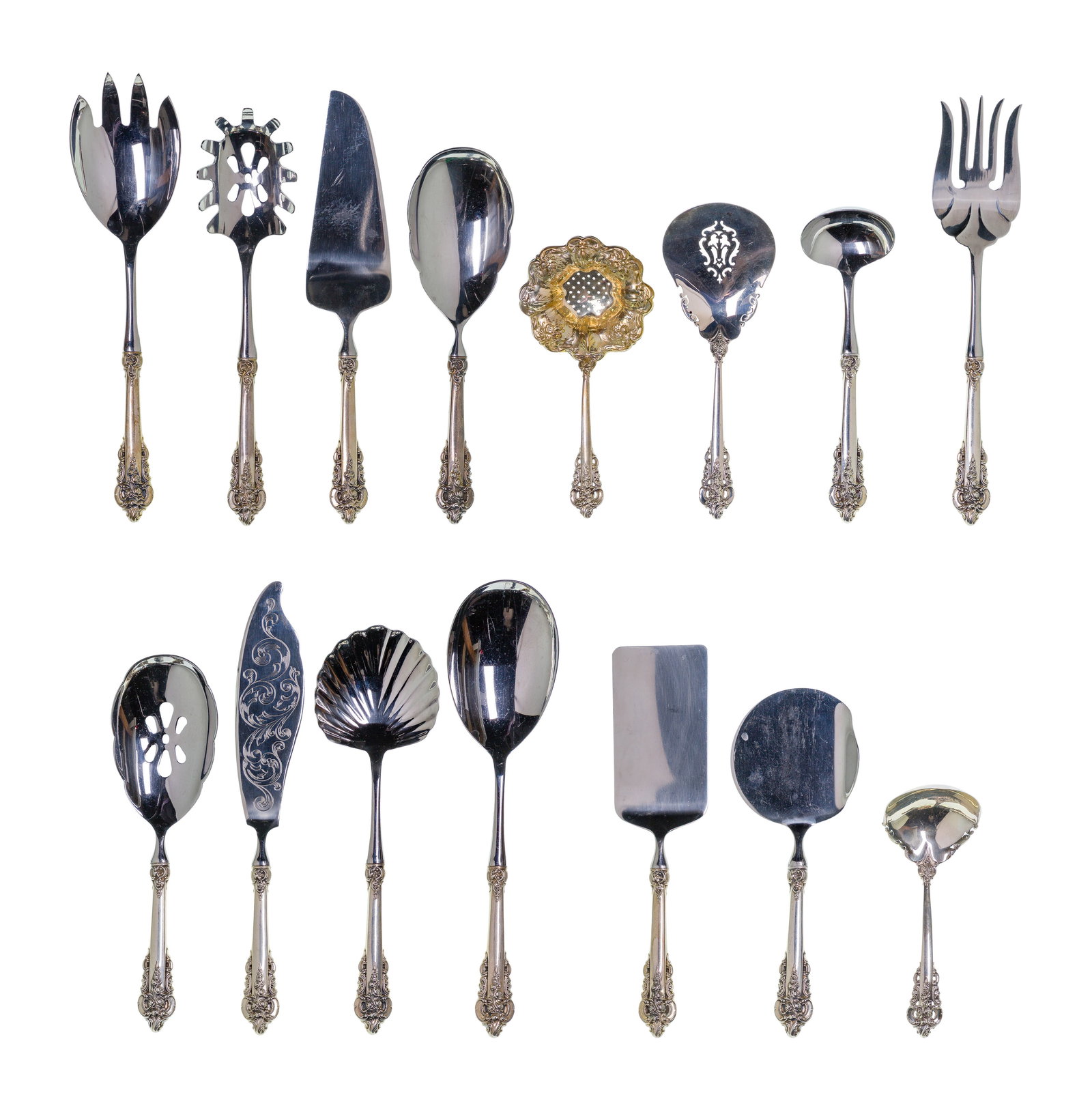 Wallace Grand Baroque Sterling Silver Serving Utensil Assortment (1 of 1)