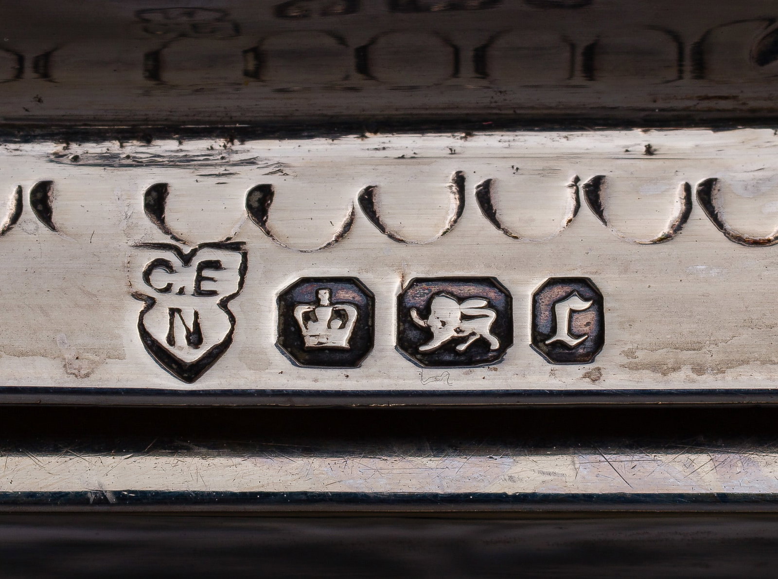 Victorian Sterling Silver Mounted Tableware Assortment - 4