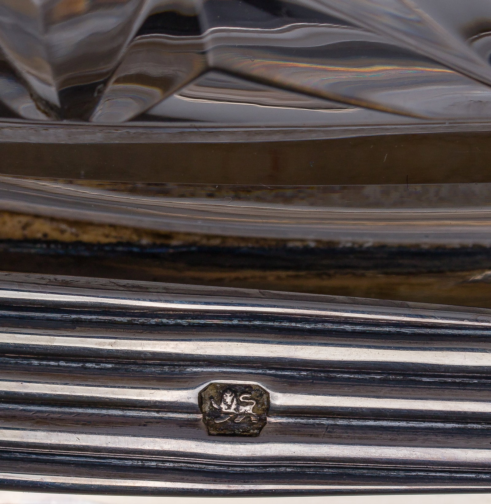 Victorian Sterling Silver Mounted Tableware Assortment - 6