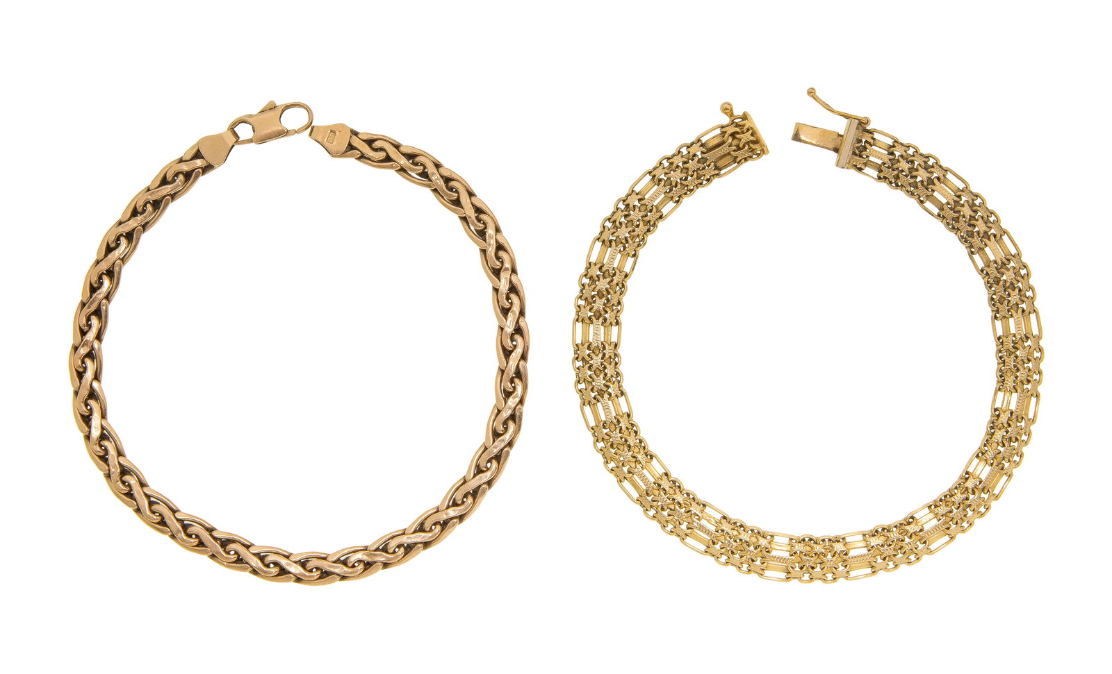 14k Yellow Gold Bracelets (1 of 2)