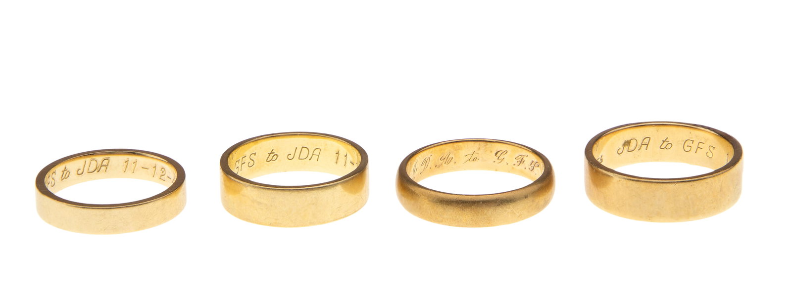 14k Yellow Gold Band Assortment (1 of 2)