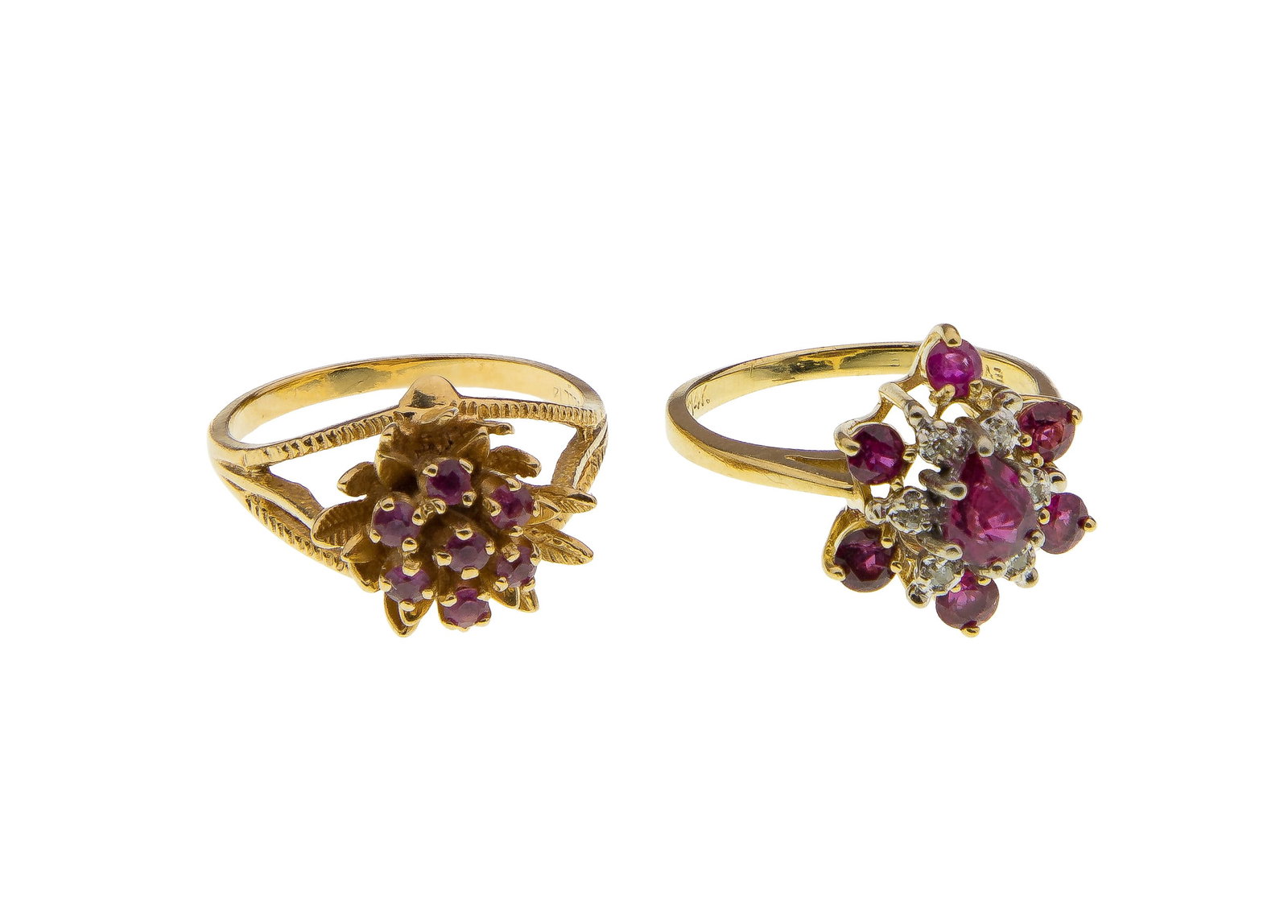 14k Yellow Gold and Gemstone Rings (1 of 3)