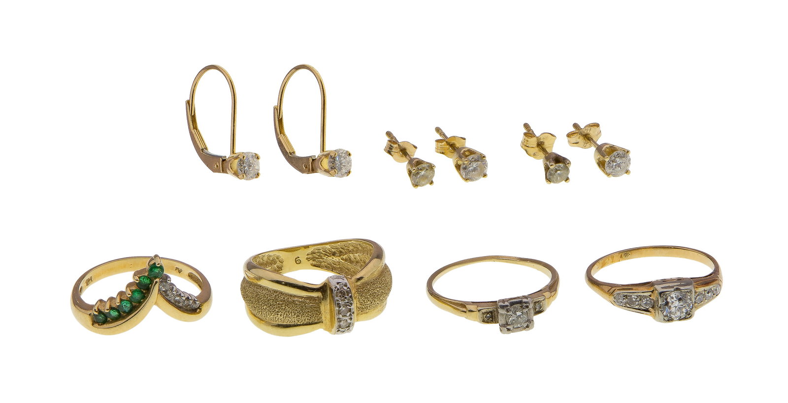 14k Yellow Gold and Diamond Jewelry Assortment (1 of 1)