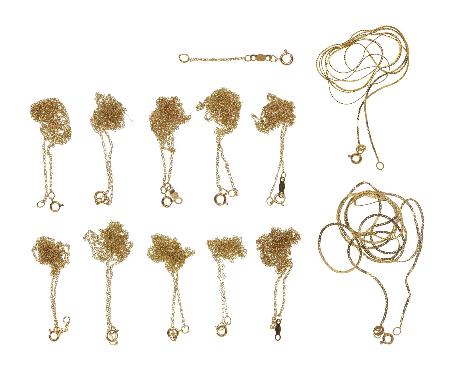 14k Yellow Gold Necklace Assortment (1 of 1)