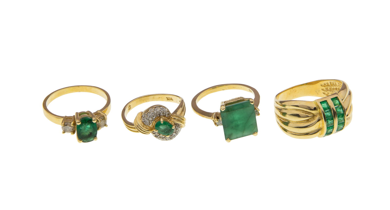 14k Yellow Gold and Gemstone Ring Assortment (1 of 2)