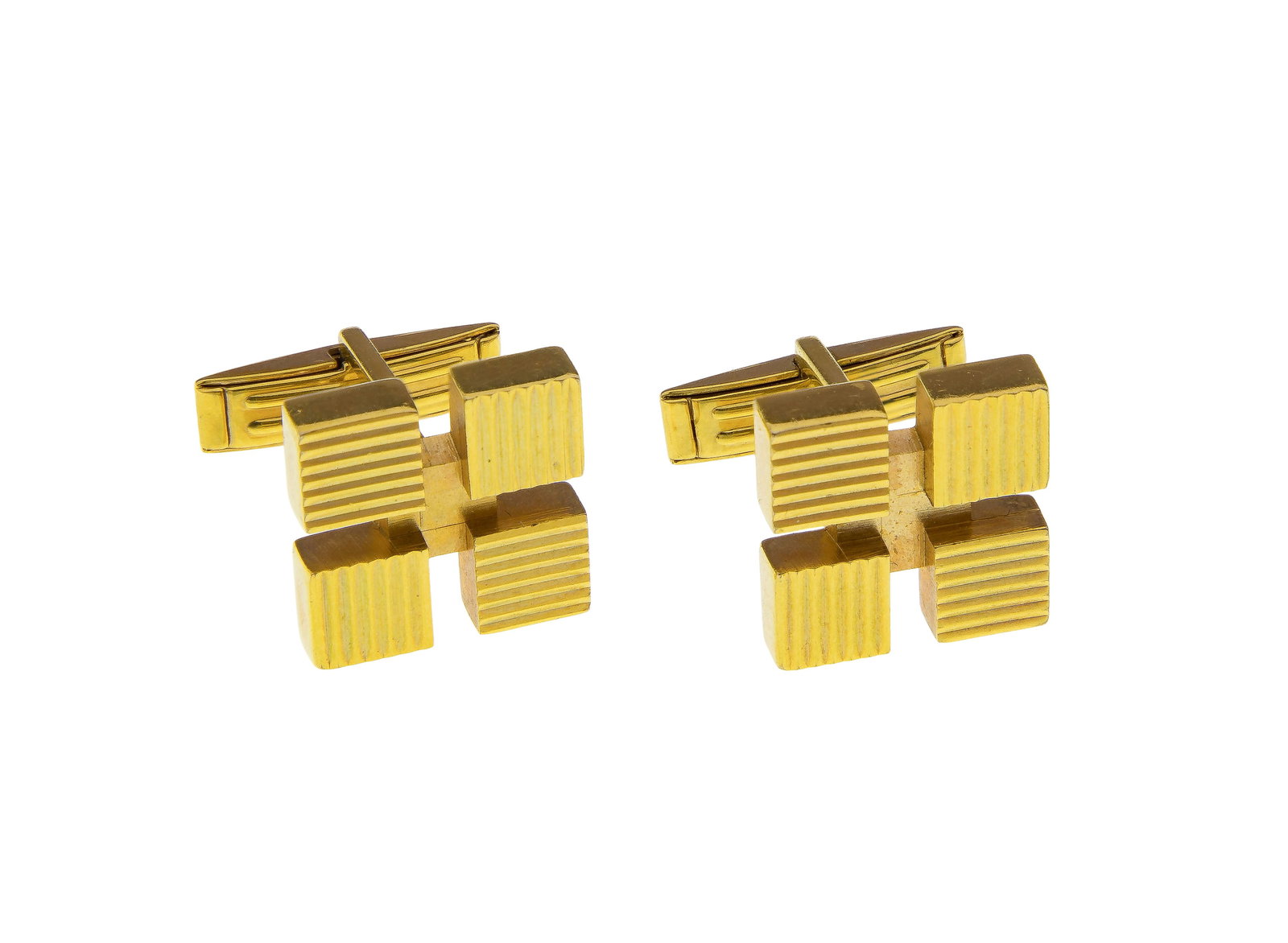 Pierre Balmain 14k Yellow Gold Cufflink Set (1 of 2)