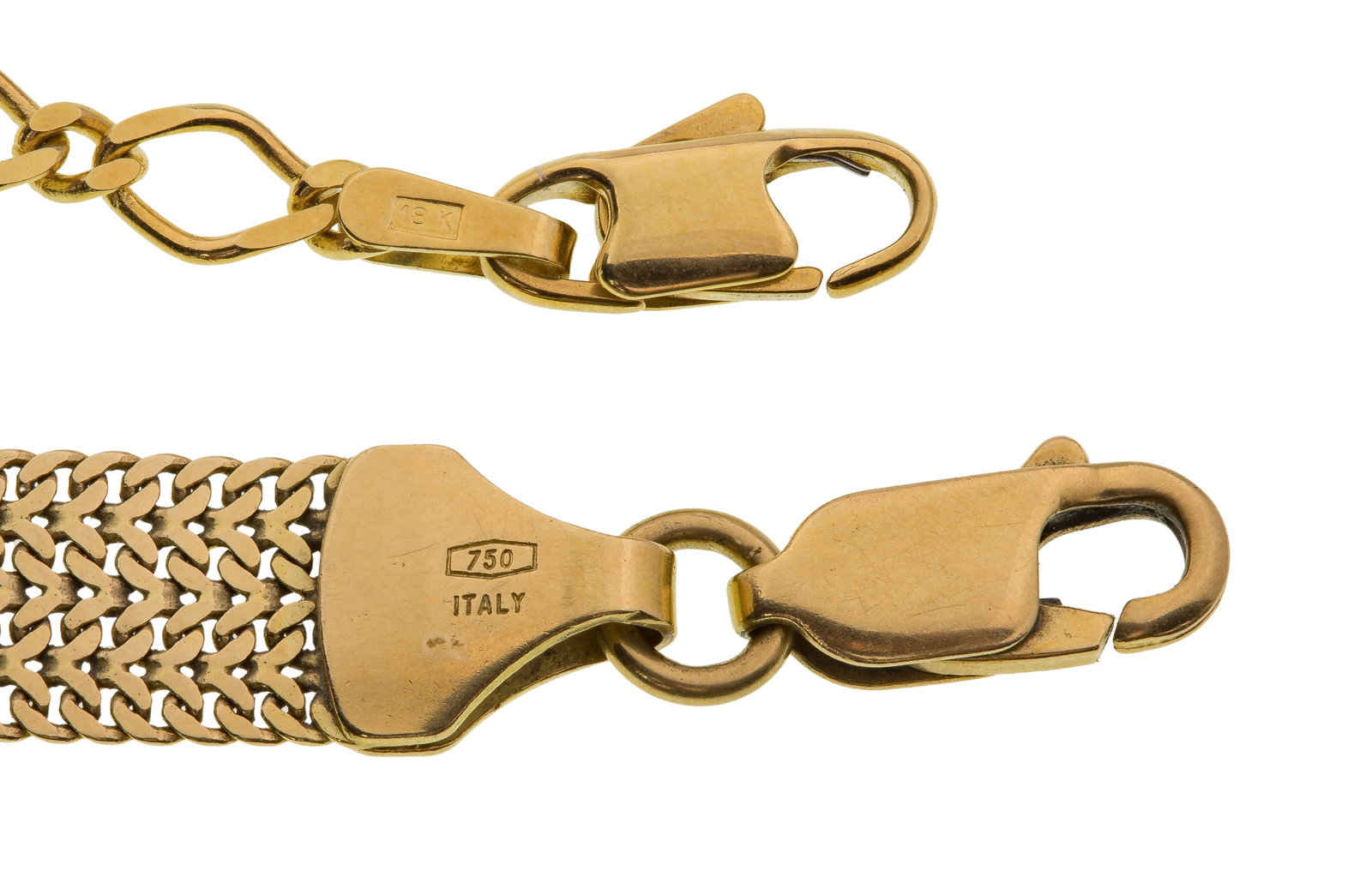 18k Yellow Gold Bracelets - 2