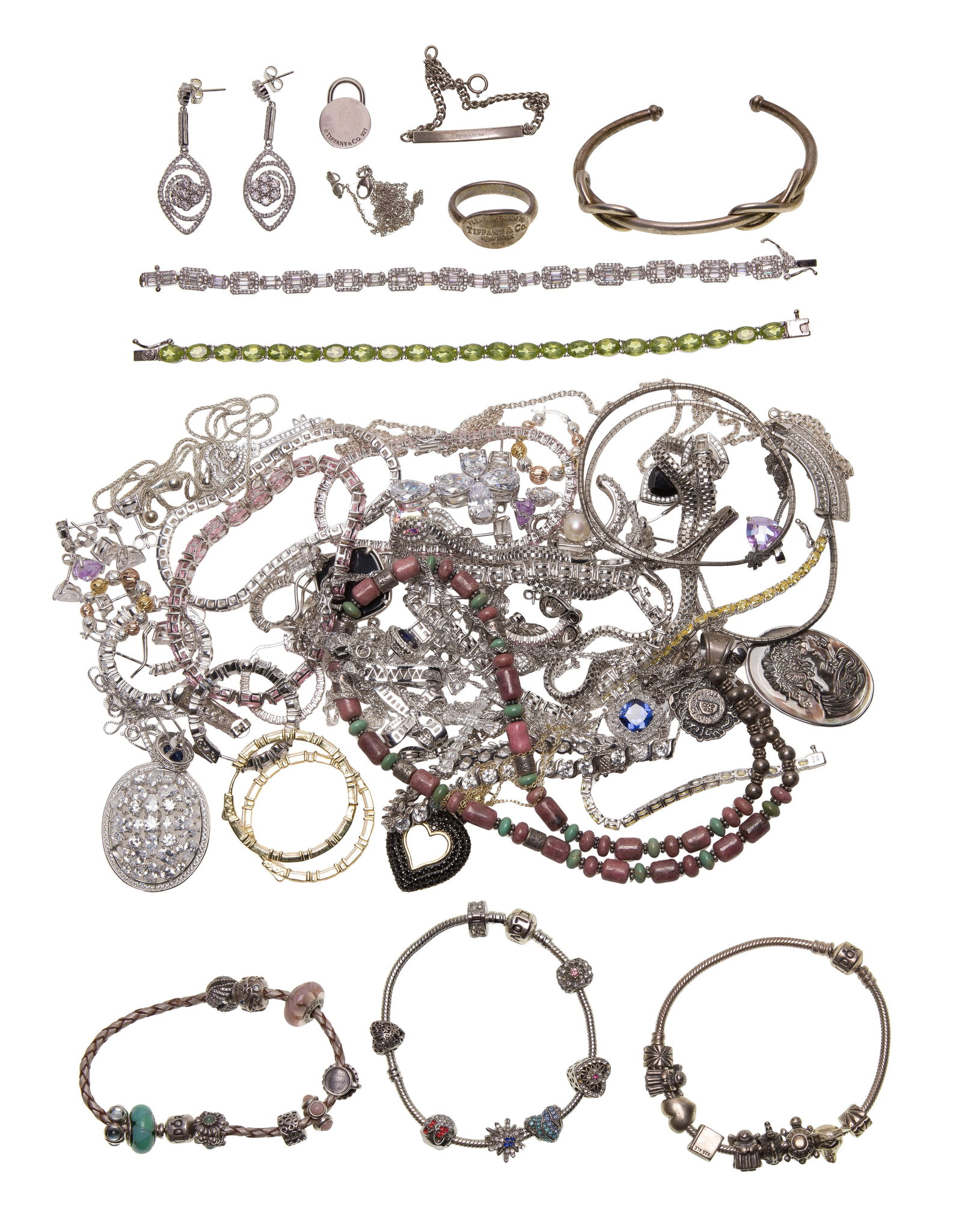Sterling and European (830) Silver Jewelry Assortment (1 of 1)