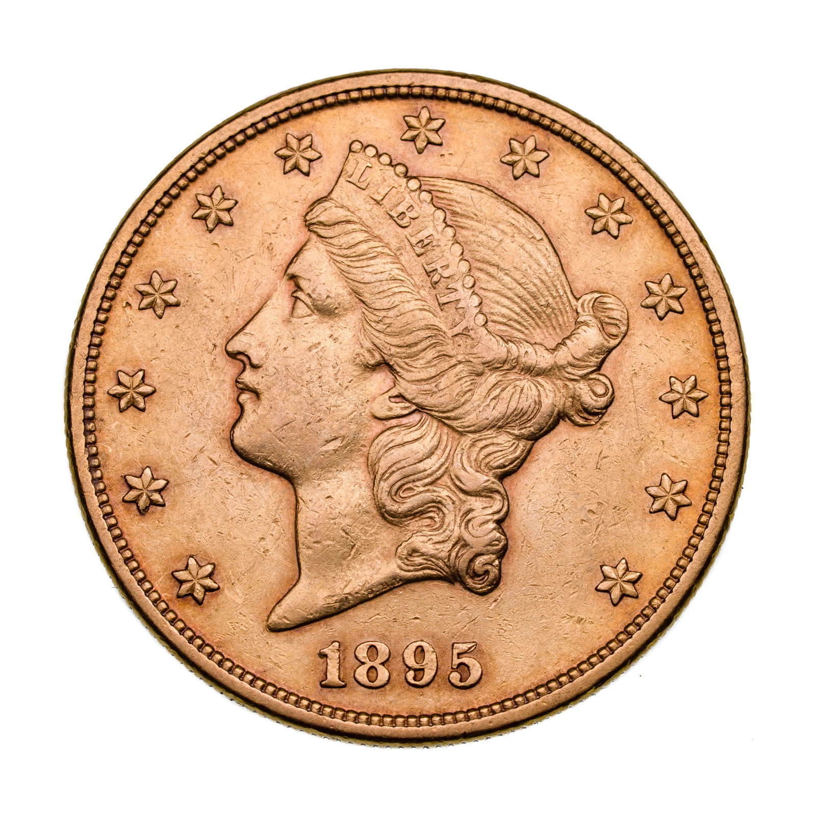 1895 $20 Double Eagle Gold: 1895 $20 Double Eagle Gold Property from: an Estate, Wilmette, Illinois Category: US Gold > $20 Gold Estimated Sale Time: 4:24 pm CST Shipping Status: Shipping Quote Download High