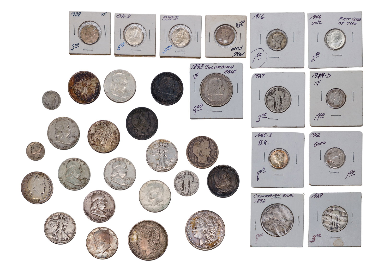 US Silver Coin Assortment - 2